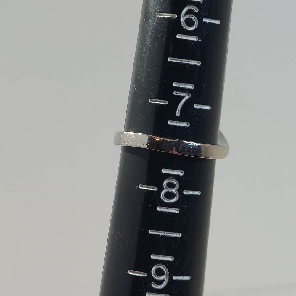 2 For $20 Sale Fashion Jewelry Ring Size 7.5 Crystal Iridescent Gemstone Silver - Picture 10 of 10